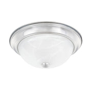 Bates 2-Light Flush Mount in Chrome - Lamps Expo