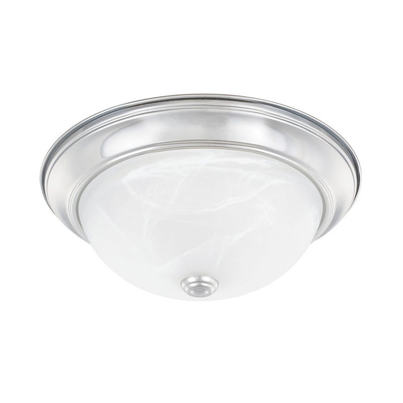 Bates 2-Light Flush Mount in Chrome - Lamps Expo