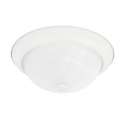 Bates 2-Light Flush Mount in Matte White - Lamps Expo