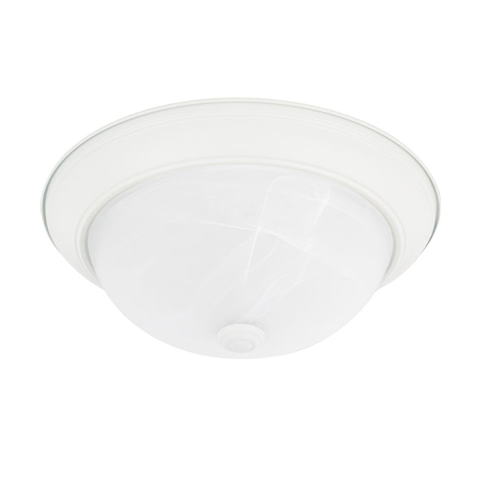 Bates 2-Light Flush Mount in Matte White - Lamps Expo