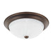Bates 3-Light Flush Mount in Bronze - Lamps Expo