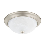 Bates 3-Light Flush Mount in Matte Nickel - Lamps Expo