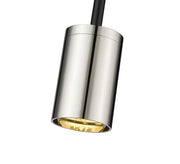 Calumet 2 Light 4.5" Wall Sconce in Matte Black + Polished Nickel
