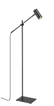 Calumet 1 Light 7" Floor Lamp in Matte Black