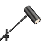 Calumet 1 Light 7" Floor Lamp in Matte Black