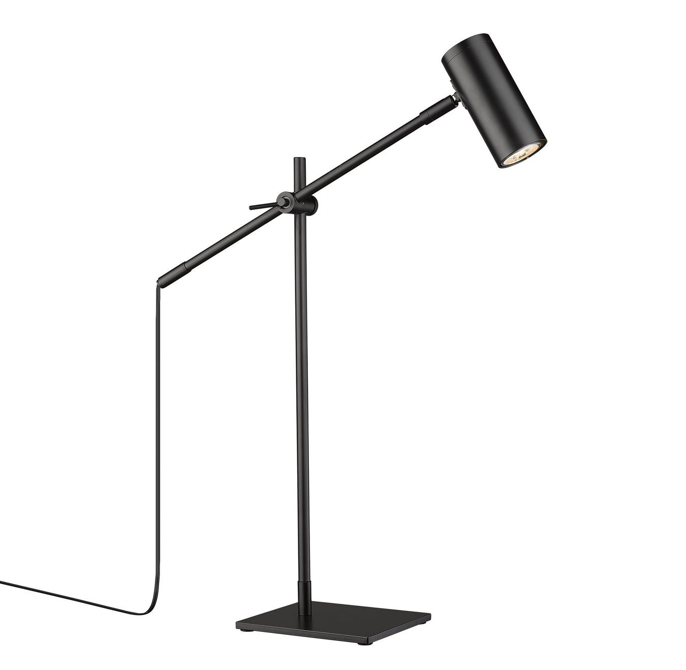 Calumet 1 Light 6" Table Lamp in Matte Black
