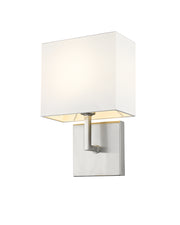 Saxon 1 Light 7" Wall Sconce in Brushed Nickel