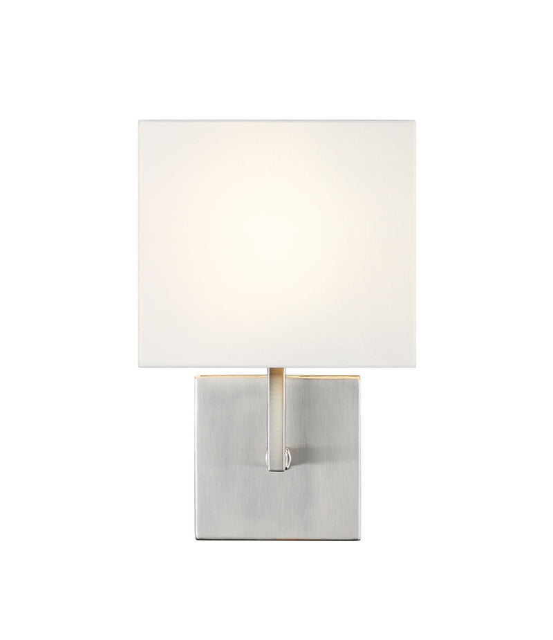 Saxon 1 Light 7" Wall Sconce in Brushed Nickel
