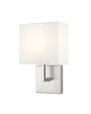 Saxon 1 Light 7" Wall Sconce in Brushed Nickel