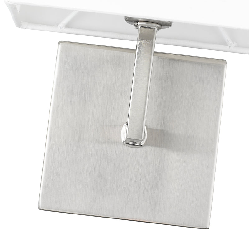 Saxon 1 Light 7" Wall Sconce in Brushed Nickel