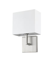 Saxon 1 Light 7" Wall Sconce in Brushed Nickel