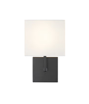 Saxon 1 Light 7" Wall Sconce in Matte Black
