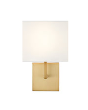 Saxon 1 Light 7" Wall Sconce in Olde Brass