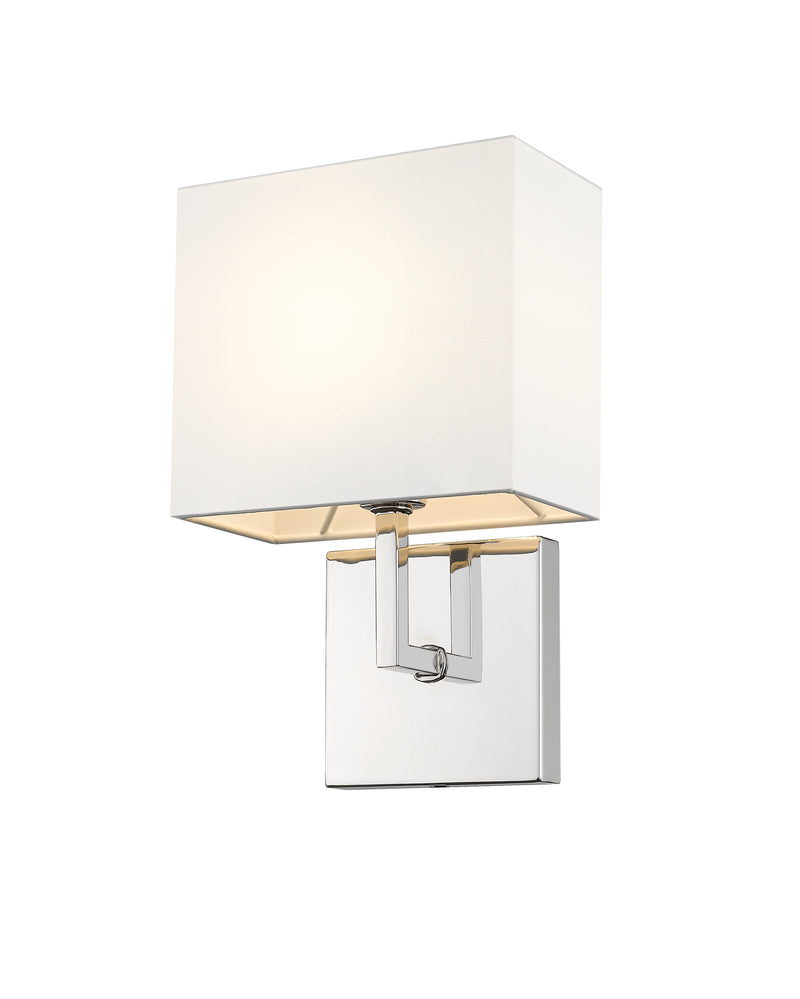 Saxon 1 Light 7" Wall Sconce in Polished Nickel
