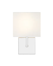 Saxon 1 Light 7" Wall Sconce in Polished Nickel
