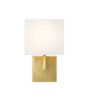 Saxon 1 Light 7" Wall Sconce in Rubbed Brass