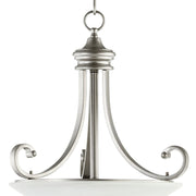 Bryant 3 Light Pendant in Classic Nickel