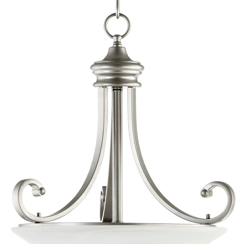 Bryant 3 Light Pendant in Classic Nickel