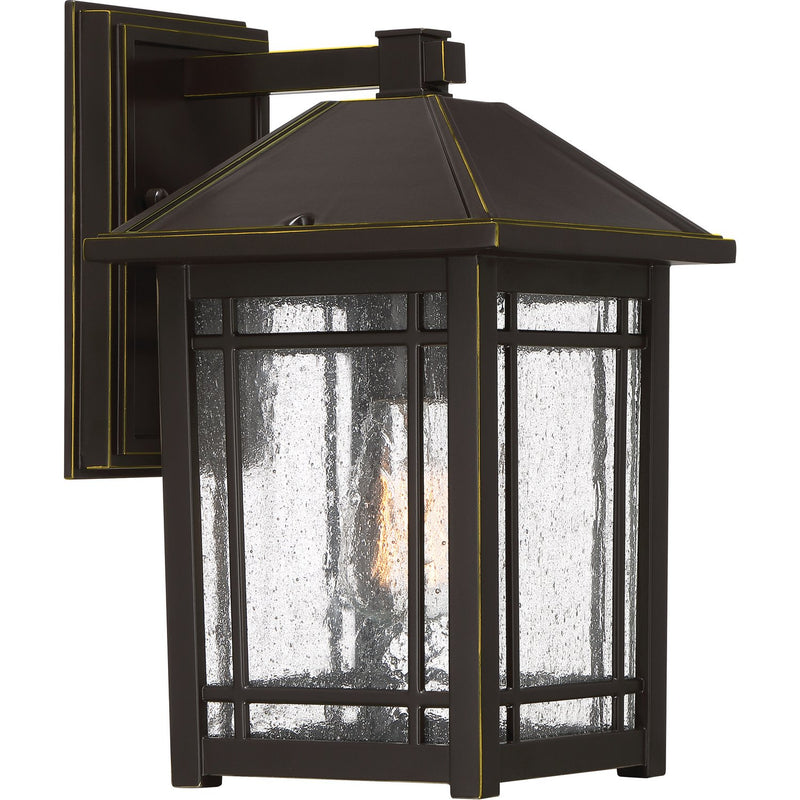 Cedar Point Medium Outdoor Wall Lantern in Palladian Bronze