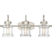 Danbury 3-Light Bath Vanity Light in Brushed Nickel