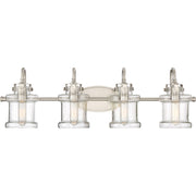 Danbury 4-Light Bath Vanity Light in Brushed Nickel