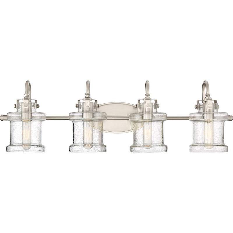 Danbury 4-Light Bath Vanity Light in Brushed Nickel