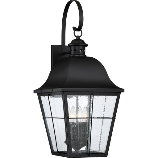 Millhouse 4-Light Outdoor Wall Lantern in Mystic Black