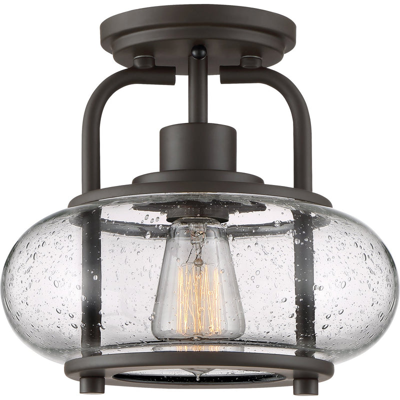 Trilogy 10" Semi-Flush Mount in Old Bronze