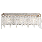 Barcelona 3-Light Bath Sconce in Transcend Silver with Heirloom-Quality Optic Crystal - Lamps Expo