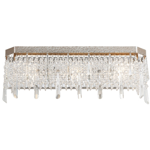 Barcelona 3-Light Bath Sconce in Transcend Silver with Heirloom-Quality Optic Crystal - Lamps Expo