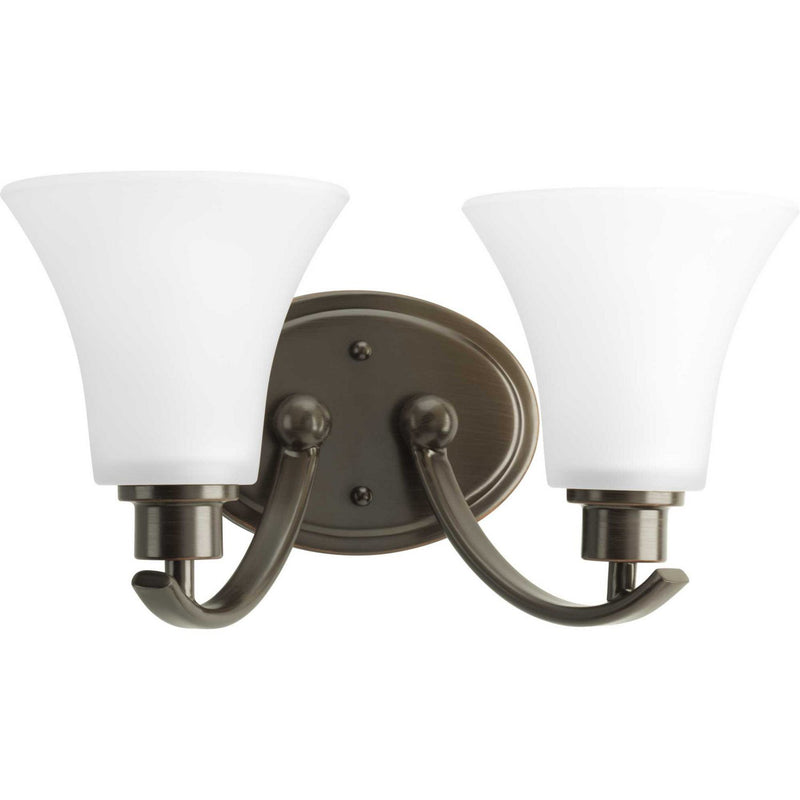 Joy 2-Light Bath Vanity Light in Antique Bronze