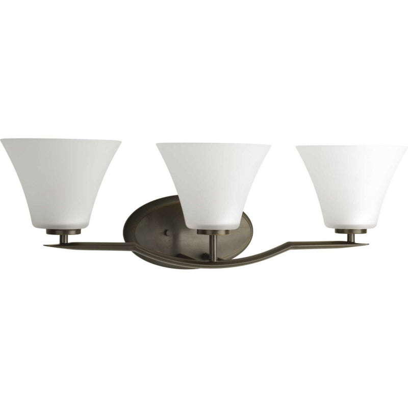 Bravo 3-Light Bath Vanity Light in Antique Bronze