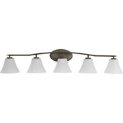 Bravo 5-Light Bath Vanity Light in Antique Bronze