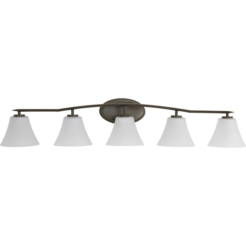 Bravo 5-Light Bath Vanity Light in Antique Bronze