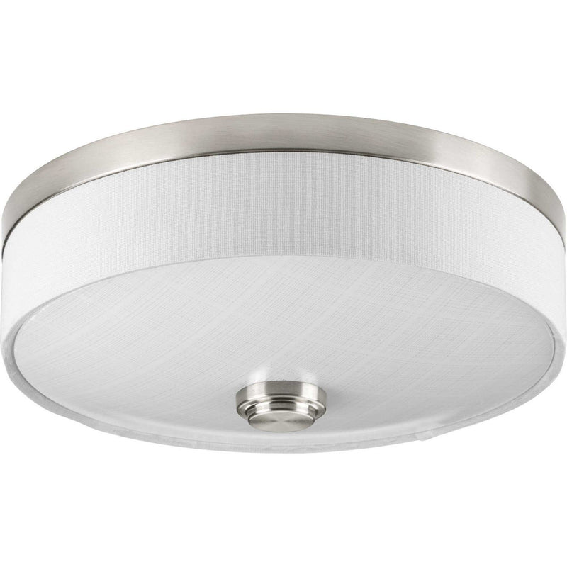 Weaver LED Flush Mount in Brushed Nickel