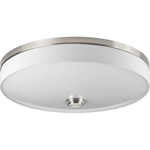 Weaver LED 2-Light Flush Mount in Brushed Nickel
