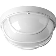 Bulkheads 9.5" LED Outdoor Wall / Ceiling Light P3650 in White