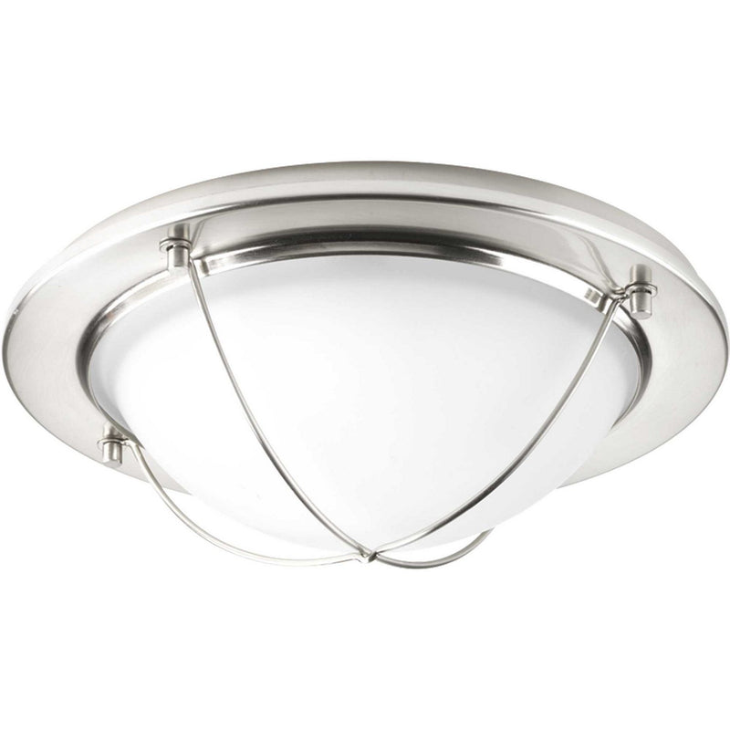 Portal LED 11" Flush Mount in Brushed Nickel