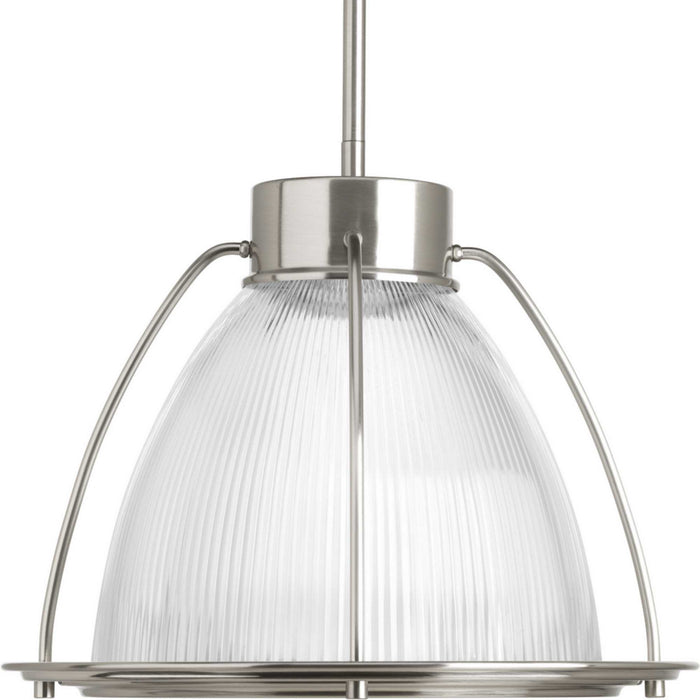 Prismatic Led LED Pendant in Brushed Nickel
