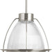 Prismatic Led LED Pendant in Brushed Nickel
