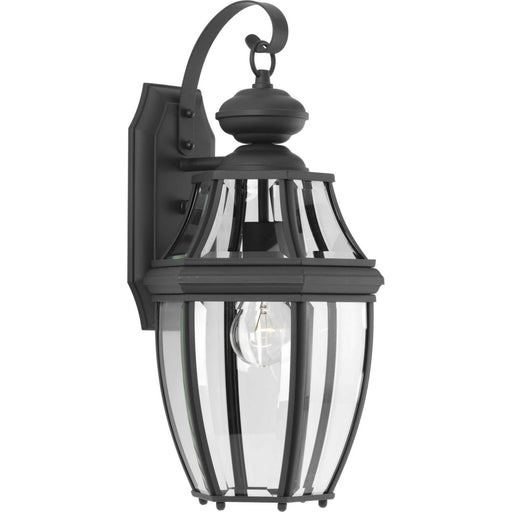 New Haven One Light Wall Lantern in Black