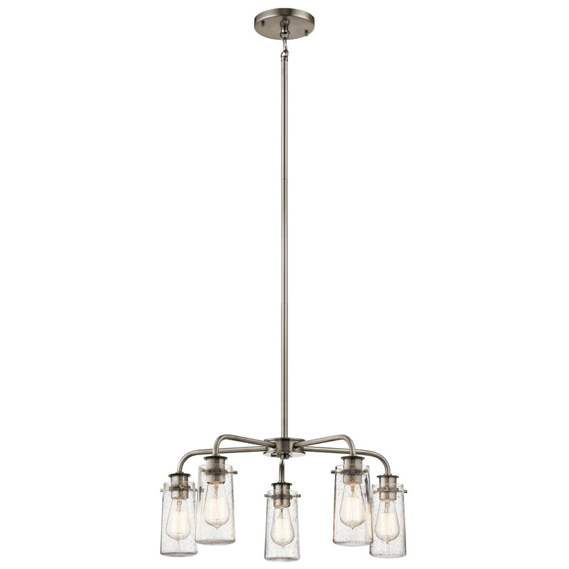 Braelyn 5-Light Chandelier in Classic Pewter