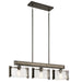 Aberdeen Linear Chandelier 3-Light in Olde Bronze