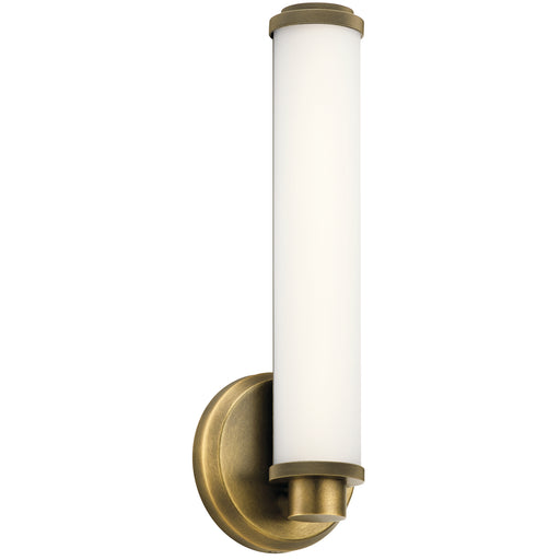 Indeco Wall Sconce 1-Light LED in Natural Brass
