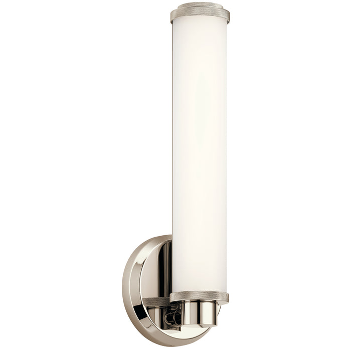 Indeco Wall Sconce 15 Inch LED in Polished Nickel