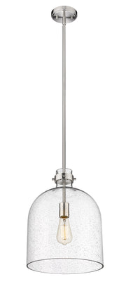 Pearson 1 Light Pendant, 16-16.5" Tall in Brushed Nickel