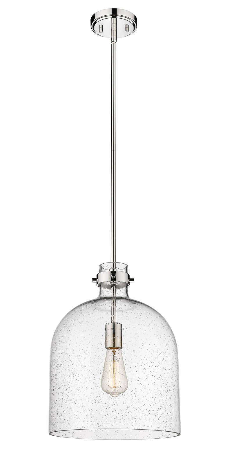 Pearson 1 Light Pendant, 16-16.5" Tall in Polished Nickel