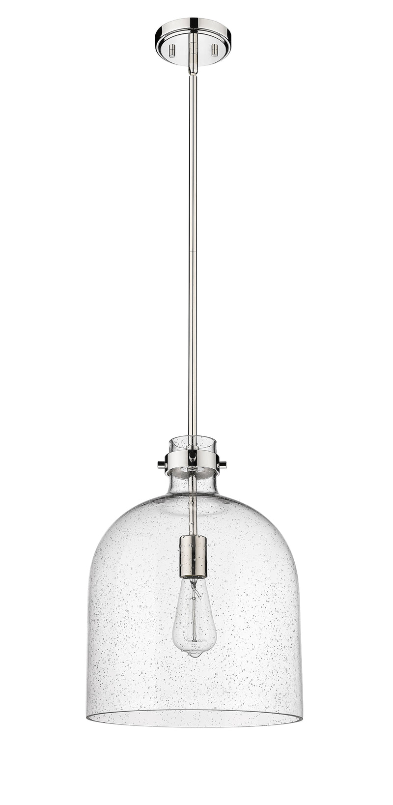 Pearson 1 Light Pendant, 16-16.5" Tall in Polished Nickel
