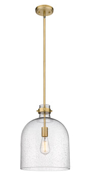 Pearson 1 Light Pendant, 16-16.5" Tall in Rubbed Brass