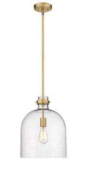 Pearson 1 Light Pendant, 16-16.5" Tall in Rubbed Brass